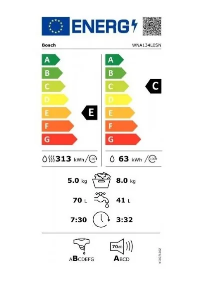 Стирально-сушильная машина Bosch WNA134L0SN купить в Москве