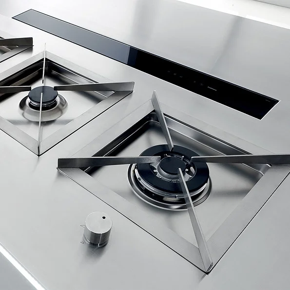 Встраиваемая вытяжка Falmec Down Draft 120 vetro ECP black купить в Москве
