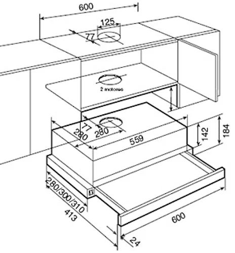 Вытяжка Teka TL-2000 STAINLESS STEEL купить в Москве
