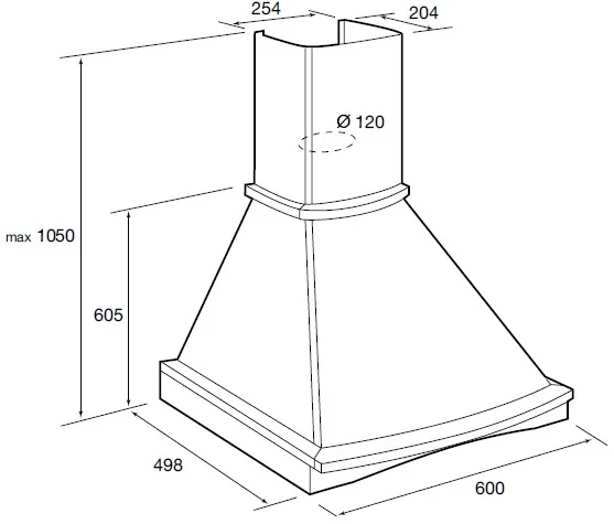 Вытяжка Korting KHC 6740 RN Wood купить в Москве
