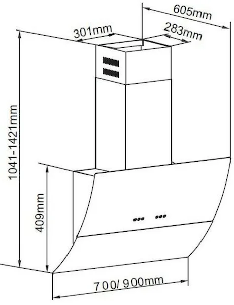 Вытяжка Zigmund Shtain K 226.61 W купить в Москве

