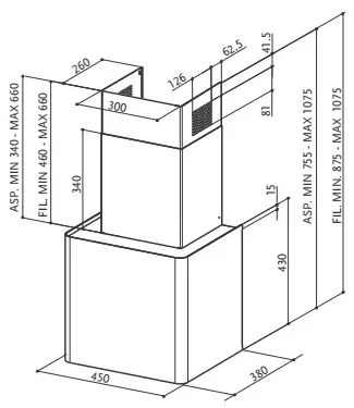 Вытяжка Faber LITHOS EG6 RED A45 купить в Москве
