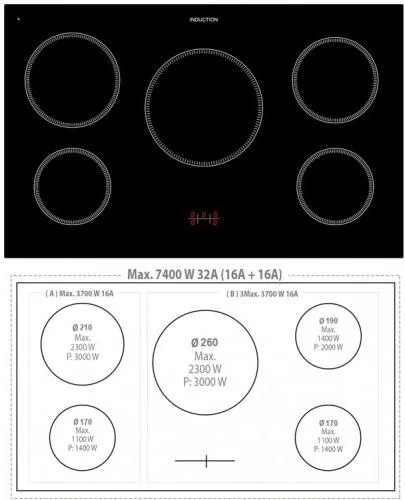 Варочный центр Lofra RNMD96MFTE/5I Br купить в Москве