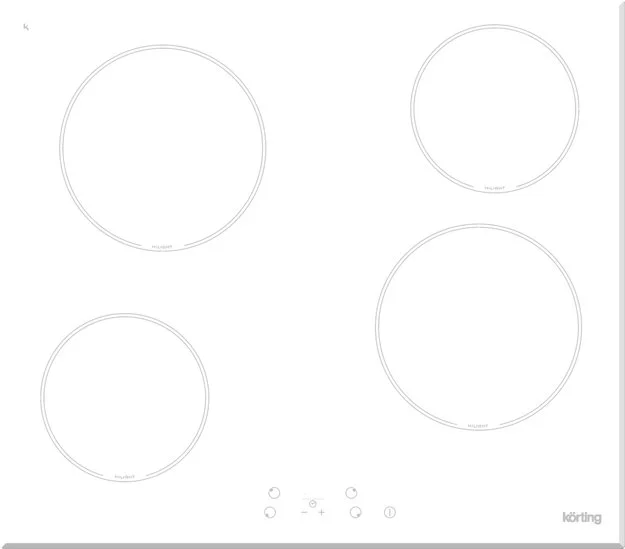Варочная поверхность Korting HK 60001 BW купить в Москве