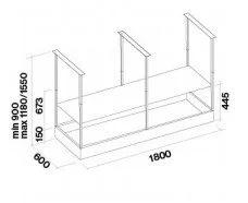 Вытяжка Falmec CIRCLE.TECH SPAZIO ISOLA black (600) купить в Москве
