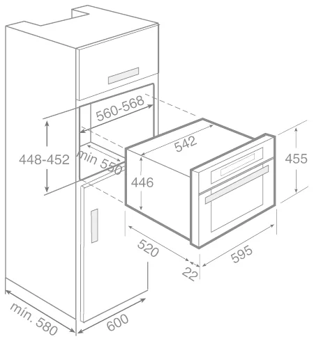 Микроволновая печь Teka MCL 32 BIS STAINLESS STEEL купить в Москве

