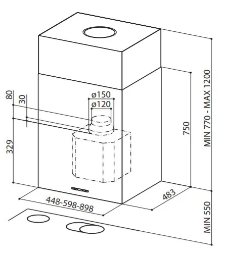 Вытяжка Faber CUBIA IS.GLOSS PLUS EV8 WH A60 купить в Москве
