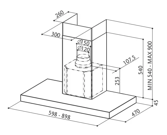 Вытяжка Faber BELLA EG8 X A90 FB EXP купить в Москве
