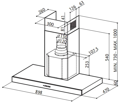 Вытяжка Faber STILO/SP X A90 купить в Москве
