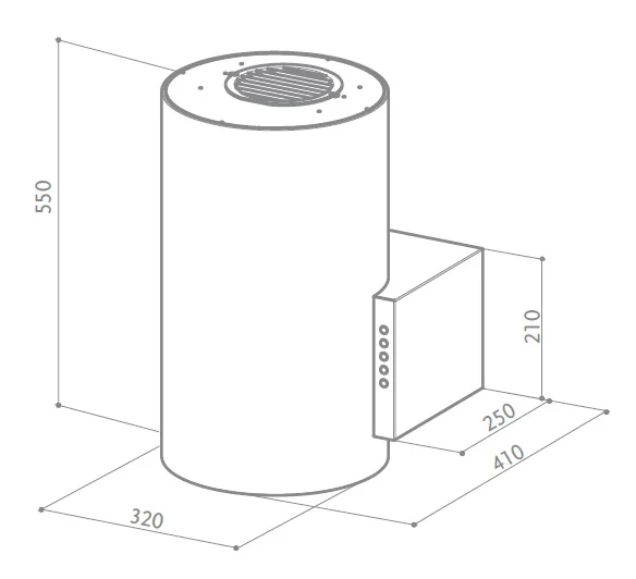 Вытяжка Faber BIOS EG6 X  F32 купить в Москве
