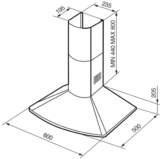 Вытяжка Smeg KSE66P купить в Москве
