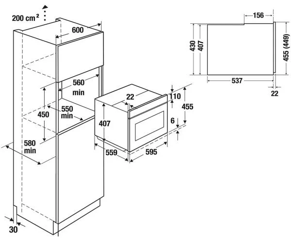 Компактный духовой шкаф с паром Kuppersbusch CBD 6550.0 S9 Shade of Grey купить в Москве
