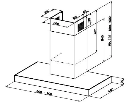 Вытяжка Franke FDF 9257 XS купить в Москве
