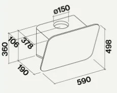 Вытяжка Falmec Tab 60 Grey купить в Москве

