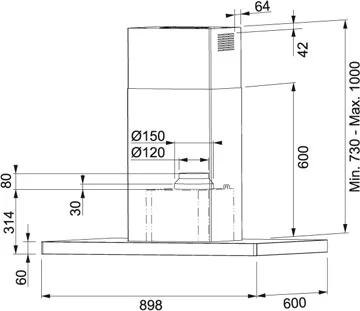 Вытяжка Franke FCR 925 I TC BK XS купить в Москве
