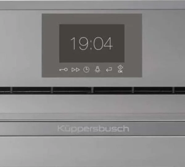 Компактный духовой шкаф с микроволнами Kuppersbusch CBM 6550.0 G3 Silver Chrome купить в Москве
