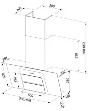 Вытяжка Faber NORTHIA EG8+ WH A90 купить в Москве
