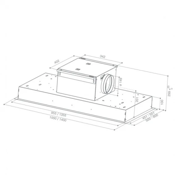 Встраиваемая вытяжка Faber Heaven Pro X A140 купить в Москве
