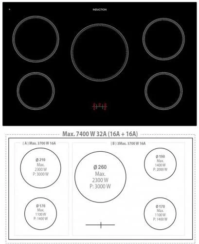 Варочный центр Lofra RLVD96MFTE/5I купить в Москве