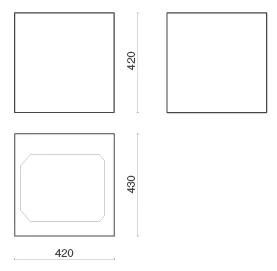 Вытяжка Falmec Rubik 43 (450) (с системой E.ion) ECP white купить в Москве

