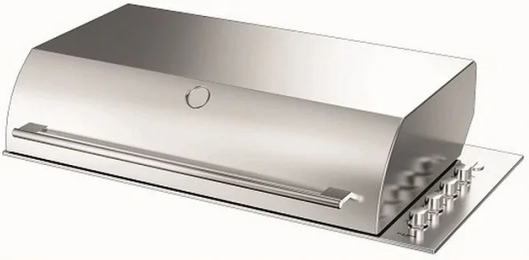 Крышка для барбекю плоская Fulgor Milano SBQHL 100 X купить в Москве
