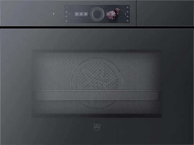 Встраиваемый паровой шкаф V-ZUG CombiSteamer V6000 45M CSM6T-23047 (черное стекло/без ручки) купить в Москве