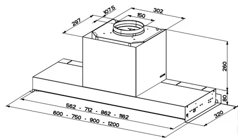 Встраиваемая вытяжка Faber IN-NOVA PREMIUM X A75 купить в Москве
