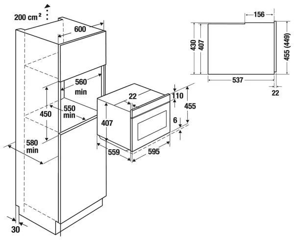 Встраиваемая микроволновая печь Kuppersbusch CM 6330.0 S9 Shade of Grey купить в Москве
