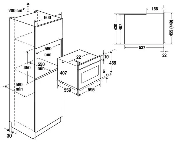 Компактный духовой шкаф Kuppersbusch CBP 6550.0 G4 Gold купить в Москве

