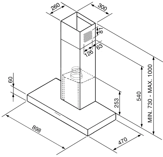 Вытяжка Smeg KSE912X3 купить в Москве
