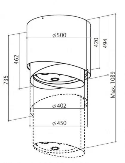 Вытяжка Faber Pareo (SET) купить в Москве
