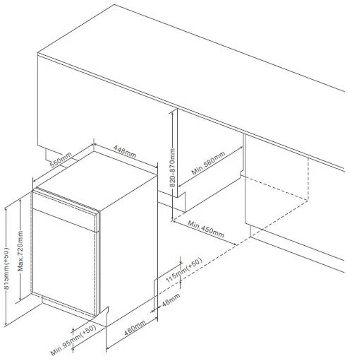 Встраиваемая посудомоечная машина De Dietrich DV01044J купить в Москве