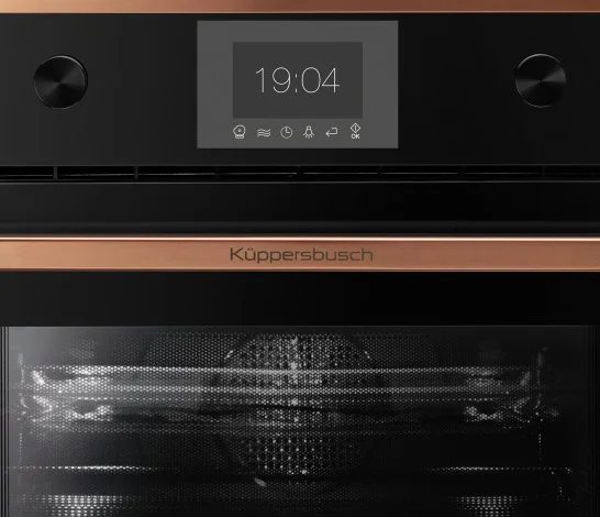 Компактный духовой шкаф с микроволнами Kuppersbusch CBM 6350.0 S7 Copper купить в Москве
