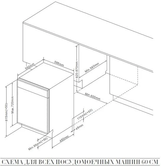 Встраиваемая посудомоечная машина De Dietrich DC1538QJ купить в Москве