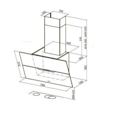 Вытяжка Faber JOLIE ALMOND A80 купить в Москве
