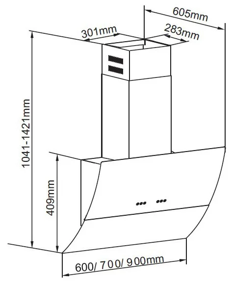 Вытяжка Zigmund Shtain K 226.91 B купить в Москве

