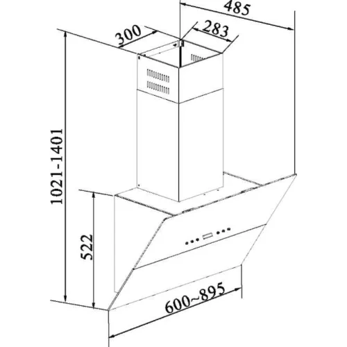 Вытяжка Korting KHC 91090 GN купить в Москве
