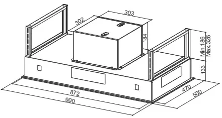 Встраиваемая вытяжка Faber HEAVEN GLASS 2.0 WH A90 купить в Москве
