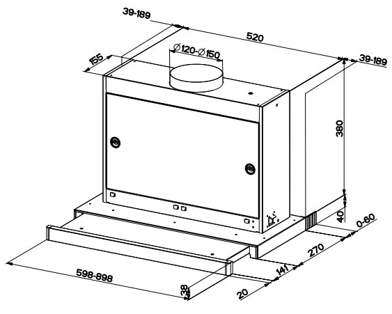 Вытяжка Faber Omnia GR/X A90 купить в Москве
