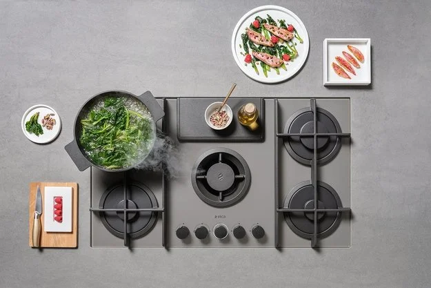 Варочная панель с вытяжкой Elica NIKOLATESLA FLAME GR/F/88 купить в Москве