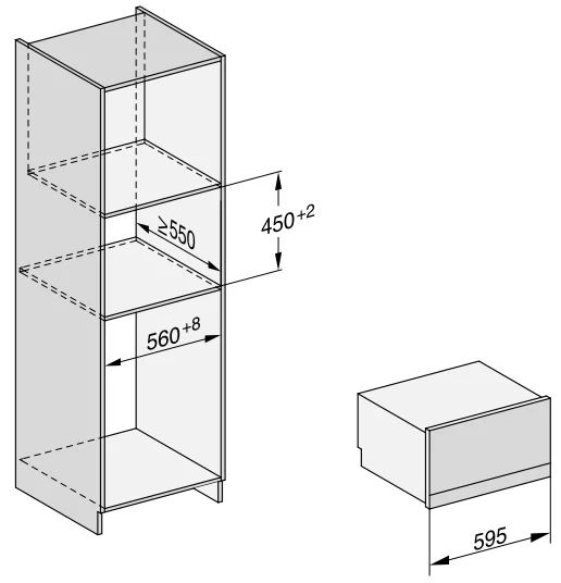Встраиваемая пароварка с СВЧ Miele DGM7840 BRWS купить в Москве