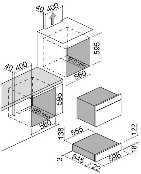 Встраиваемый подогреватель посуды Barazza 1CEEVG купить в Москве
