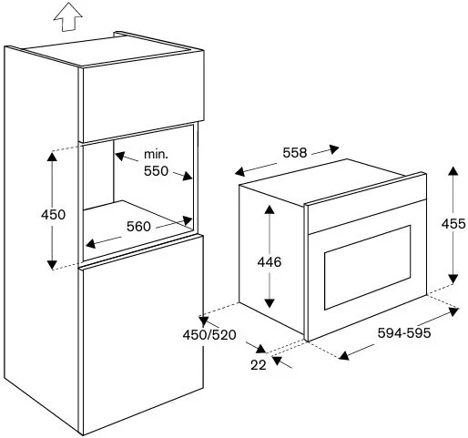 Встраиваемая микроволновая печь Bertazzoni F457HERMWTAG купить в Москве
