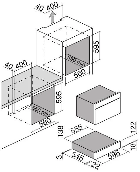 Встраиваемый подогреватель посуды Barazza 1CEEVS купить в Москве
