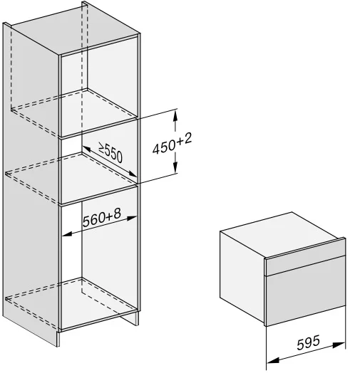Встраиваемая пароварка Miele DG2840 OBSW купить в Москве