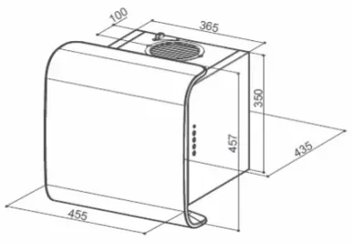 Вытяжка Faber CARRE' X F42 купить в Москве
