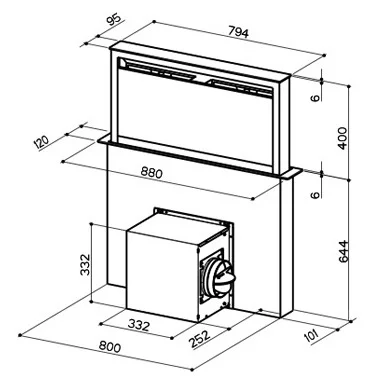 Вытяжка Faber FABULA WH купить в Москве
