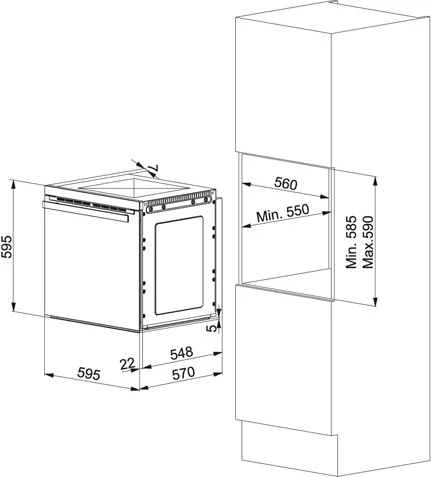 Духовой шкаф Franke CS 912 M XS DCT 60+ купить в Москве
