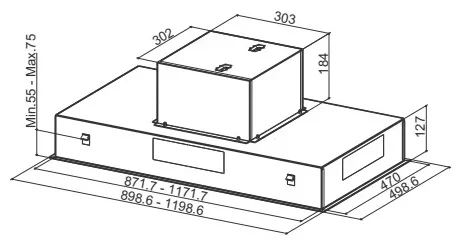 Встраиваемая вытяжка Faber HEAVEN 2.0 X 90 купить в Москве
