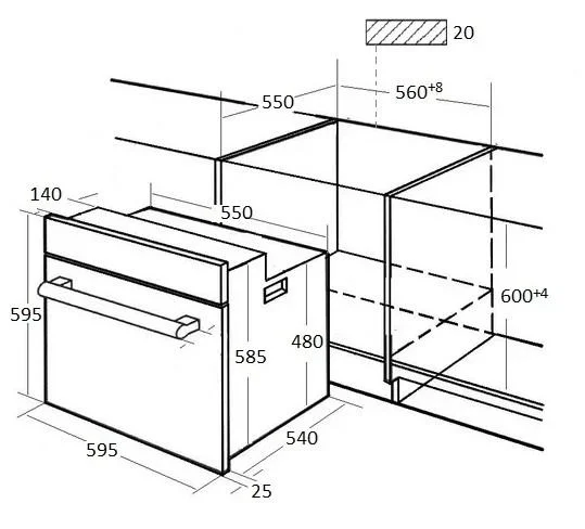 Духовой шкаф Kuppersberg HFZ 690 B купить в Москве
